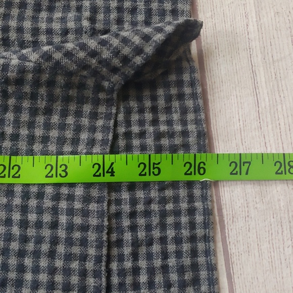 ZARA GINGHAM TOP WITH FLOWY EDGE DETAILS - Picture 11 of 11